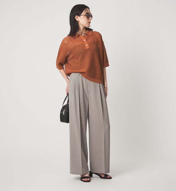 UNITED ARROWS green label relaxing「ドライクロス ニーハイワイド マシンウォッシャブル ストレッチ 吸水速乾 通気性」|その他|