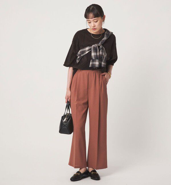 UNITED ARROWS green label relaxing「ドライクロス ニーハイワイド マシンウォッシャブル ストレッチ 吸水速乾 通気性」|その他|