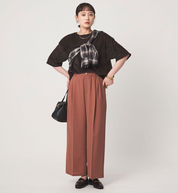 UNITED ARROWS green label relaxing「ドライクロス ニーハイワイド マシンウォッシャブル ストレッチ 吸水速乾 通気性」|その他|