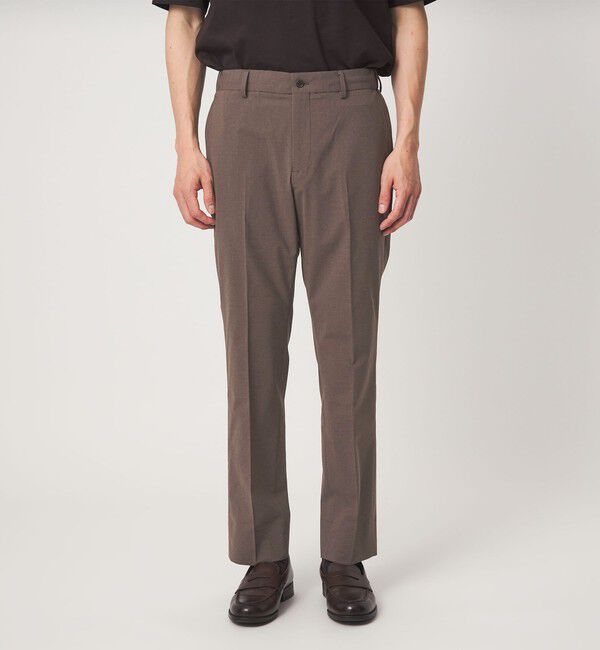 UNITED ARROWS green label relaxing「A+ ポリエステル ピンヘッド スタンダード イージー NP スラックス セットアップパンツ -ウォッシャブル・」|スラックス|