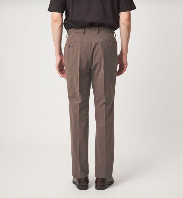 UNITED ARROWS green label relaxing「A+ ポリエステル ピンヘッド スタンダード イージー NP スラックス セットアップパンツ -ウォッシャブル・」|スラックス|