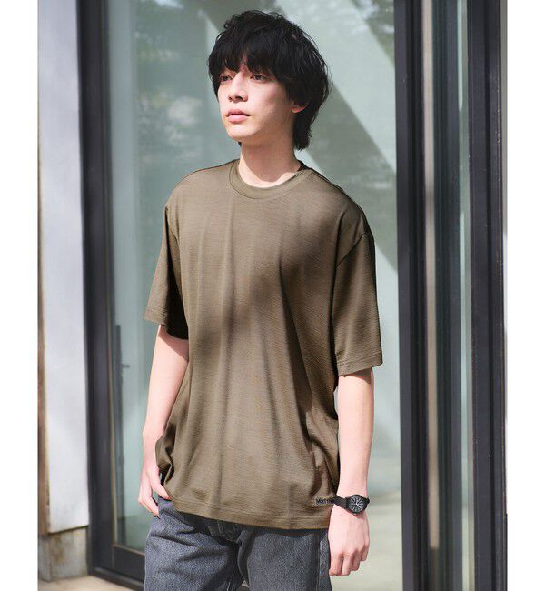 UNITED ARROWS green label relaxing「【別注】＜Marmot＞メリノウール 半袖 Tシャツ」|Tシャツ・カットソー|MOCA