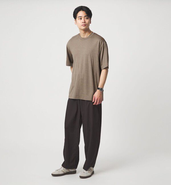 UNITED ARROWS green label relaxing「【別注】＜Marmot＞メリノウール 半袖 Tシャツ」|Tシャツ・カットソー|
