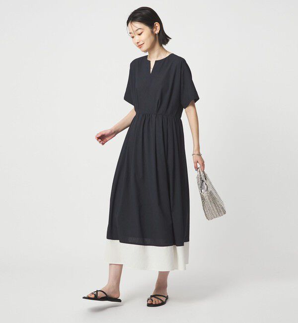 UNITED ARROWS green label relaxing「Breeze Cool ワンピース マシンウォッシャブル 通気性 UVカット」|ワンピース|