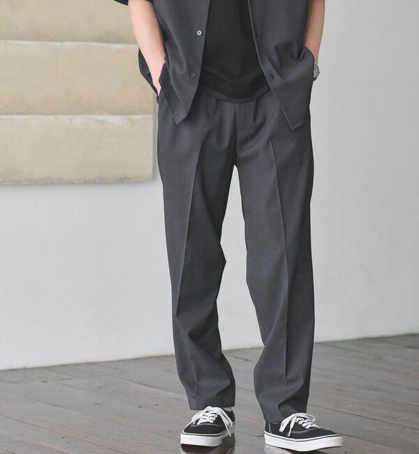 UNITED ARROWS green label relaxing「ポリエステル ドビー ワイド ユーティリティ イージー パンツ W2 -接触冷感・吸水速乾・ストレッチ-」|その他|