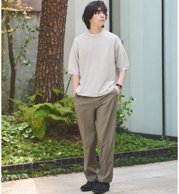 UNITED ARROWS green label relaxing「ポリエステル ドビー ワイド ユーティリティ イージー パンツ W2 -接触冷感・吸水速乾・ストレッチ-」|その他|