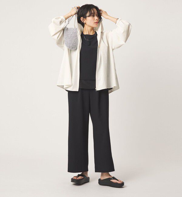 UNITED ARROWS green label relaxing「ダブルフレアオールインワン マシンウォッシャブル 通気性 ストレッチ」|オールインワン|