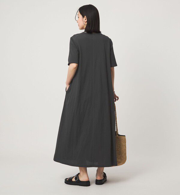 UNITED ARROWS green label relaxing「【WEB限定】＜at ease＞ヘンリーネック カットソー ワンピース」|ワンピース|
