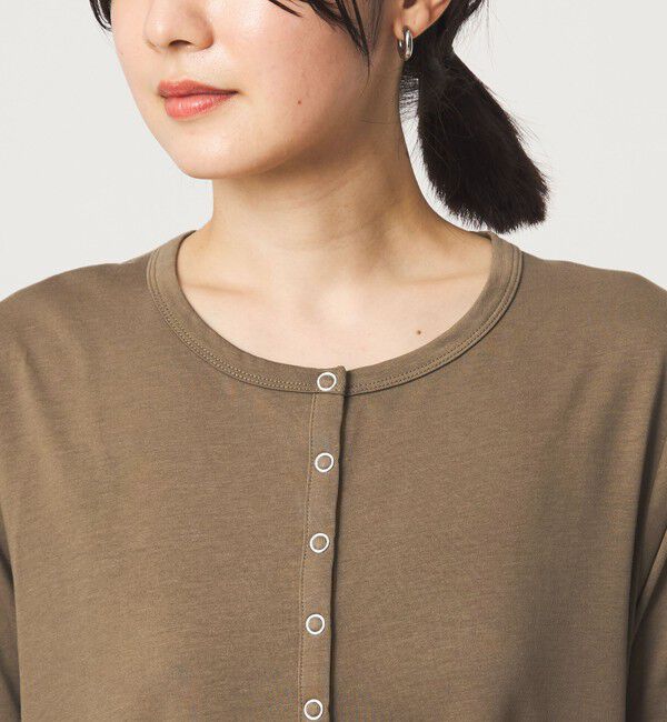 UNITED ARROWS green label relaxing「【WEB限定】＜at ease＞ヘンリーネック カットソー ワンピース」|ワンピース|
