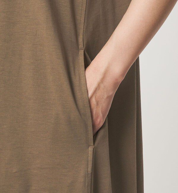 UNITED ARROWS green label relaxing「【WEB限定】＜at ease＞ヘンリーネック カットソー ワンピース」|ワンピース|