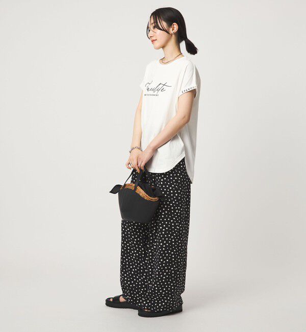 UNITED ARROWS green label relaxing「【WEB限定】＜at ease＞エンブロイダリー カットソー 」|Tシャツ・カットソー|