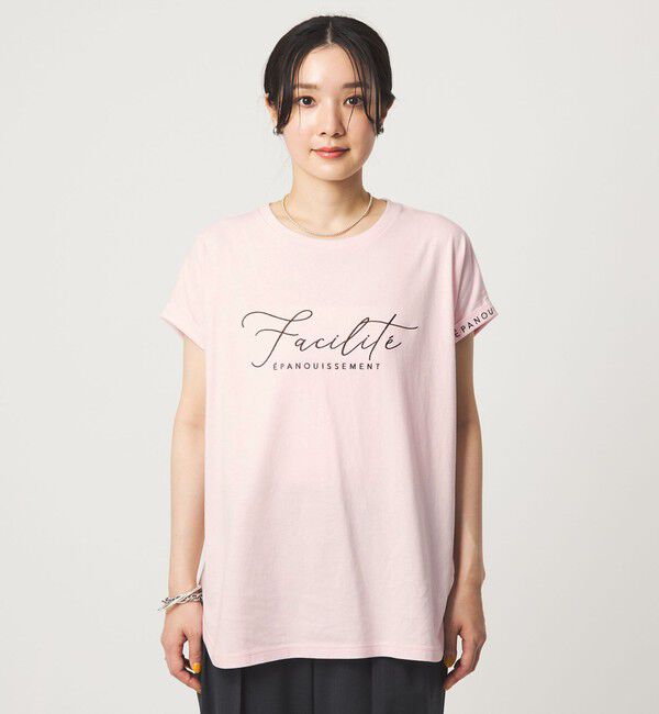 UNITED ARROWS green label relaxing「【WEB限定】＜at ease＞エンブロイダリー カットソー 」|Tシャツ・カットソー|