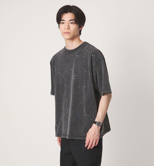 UNITED ARROWS green label relaxing「【別注】＜SCREEN STARS＞GLR ドロップ ペイント 半袖 Tシャツ」|Tシャツ・カットソー|
