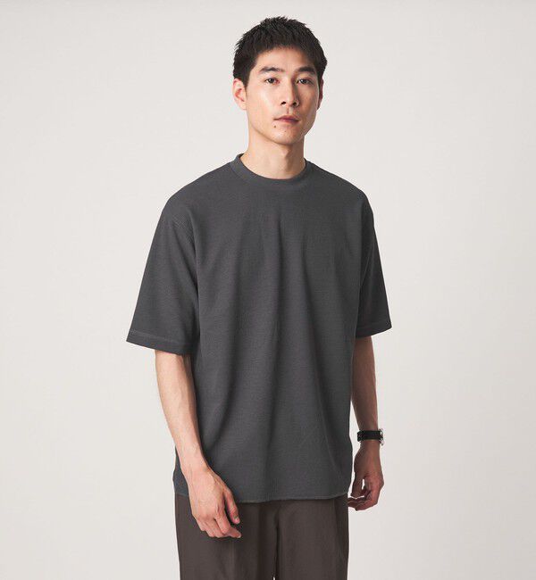 UNITED ARROWS green label relaxing「Somarti ワッフル クルーネック 半袖 Tシャツ -遮熱・UVカット・吸水速乾-」|Tシャツ・カットソー|