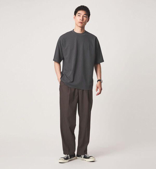 UNITED ARROWS green label relaxing「Somarti ワッフル クルーネック 半袖 Tシャツ -遮熱・UVカット・吸水速乾-」|Tシャツ・カットソー|