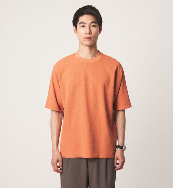 UNITED ARROWS green label relaxing「Somarti ワッフル クルーネック 半袖 Tシャツ -遮熱・UVカット・吸水速乾-」|Tシャツ・カットソー|