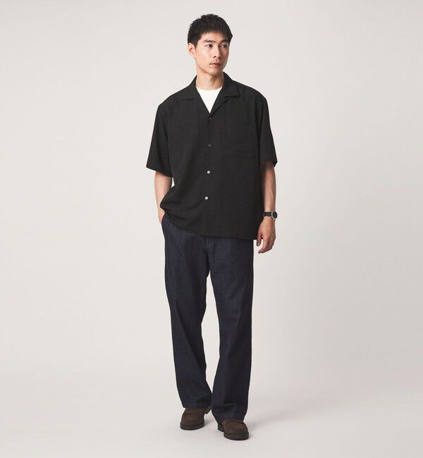 UNITED ARROWS green label relaxing「スラブ オープンカラー 半袖 シャツ」|シャツ・ブラウス|