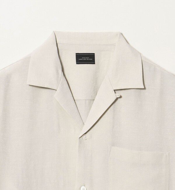 UNITED ARROWS green label relaxing「スラブ オープンカラー 半袖 シャツ」|シャツ・ブラウス|