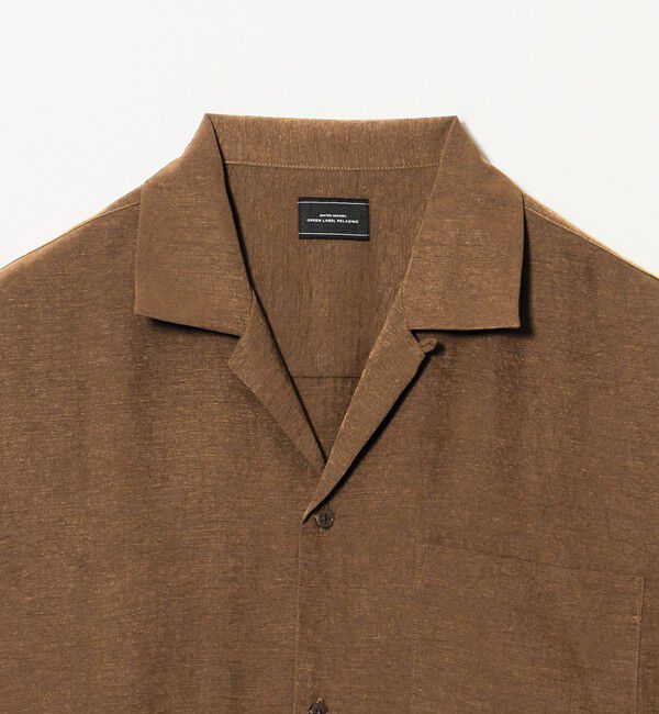 UNITED ARROWS green label relaxing「スラブ オープンカラー 半袖 シャツ」|シャツ・ブラウス|