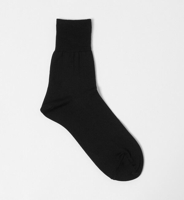STEVEN ALAN「＜Steven Alan＞シルク ミックス ショート ソックス」|ソックス|BLACK