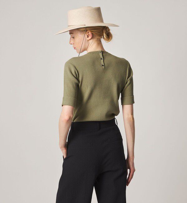 STEVEN ALAN「＜Steven Alan＞リブ プルオーバー ニット」|ニット・セーター|