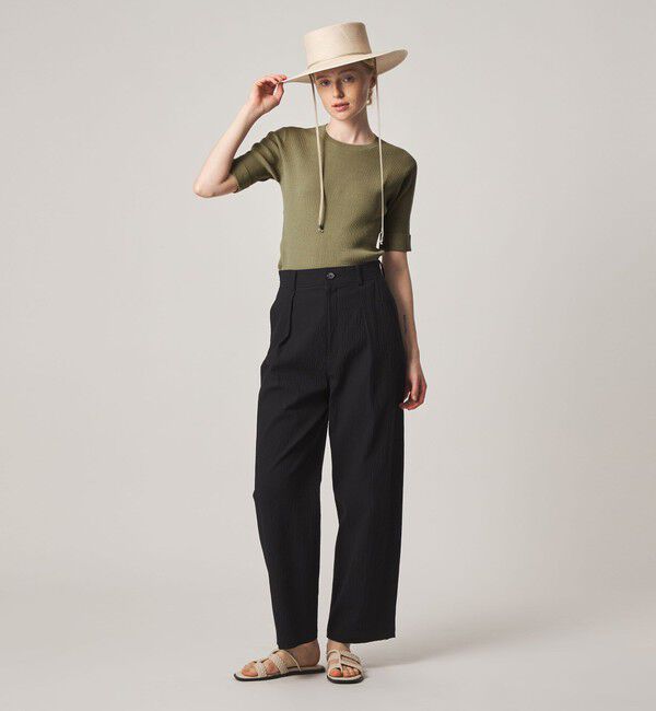 STEVEN ALAN「＜Steven Alan＞リブ プルオーバー ニット」|ニット・セーター|