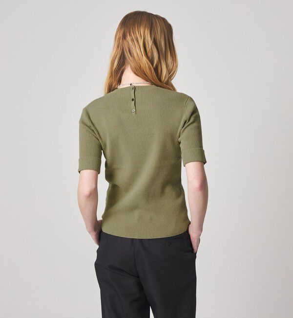 STEVEN ALAN「＜Steven Alan＞リブ プルオーバー ニット」|ニット・セーター|