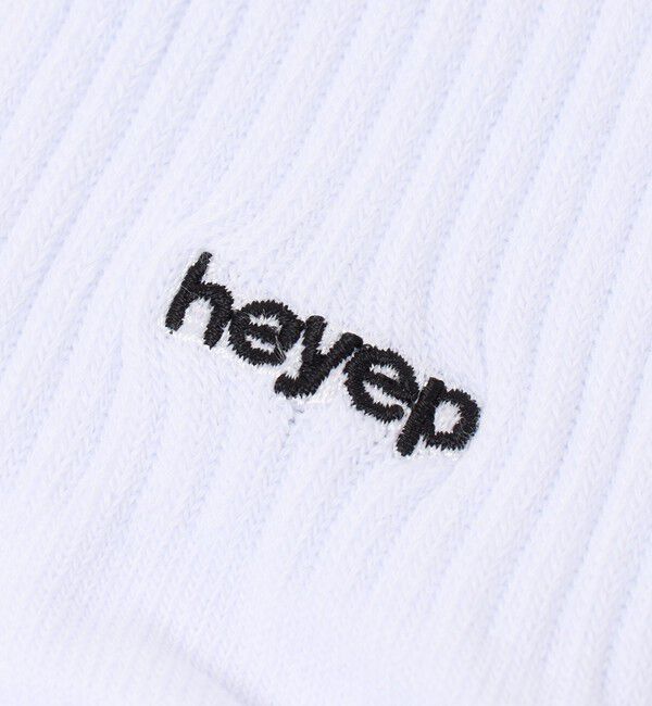 BEAUTY&YOUTH UNITED ARROWS「＜heyep＞リブ ロゴ ソックス/2P」|ソックス|