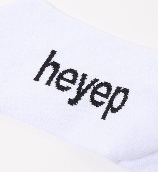 BEAUTY&YOUTH UNITED ARROWS「＜heyep＞リブ ロゴ ソックス/2P」|ソックス|
