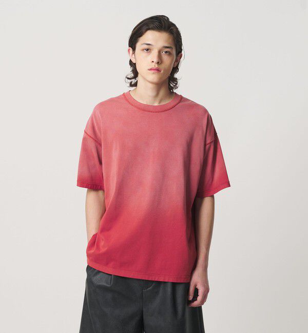 MONKEY TIME「サンフェード Tシャツ」|Tシャツ・カットソー|RED