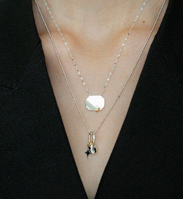 BEAUTY&YOUTH UNITED ARROWS「＜LAPUIS＞Bijou Plate ネックレス」|ネックレス|