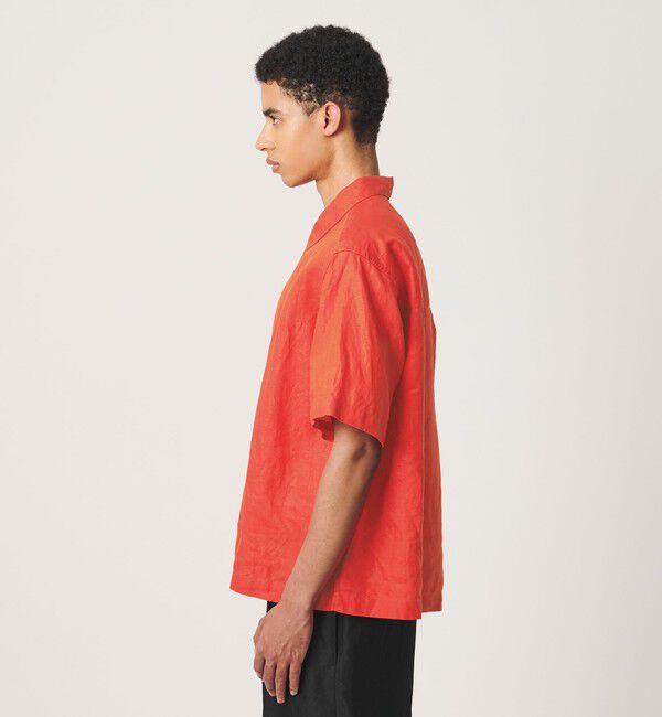 BEAUTY&YOUTH UNITED ARROWS「HI-LINE シュリンク リネン ハーフ スリーブ シャツ」|シャツ・ブラウス|