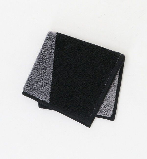 BEAUTY&YOUTH UNITED ARROWS「パネル タオル ハンカチ」|ハンカチ|BLACK