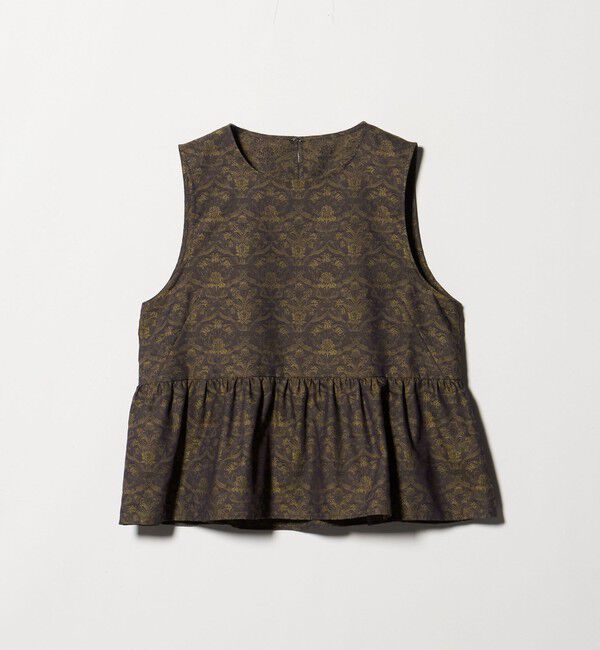 STEVEN ALAN「＜Steven Alan＞ジャガード タンクトップ ブラウス」|シャツ・ブラウス|