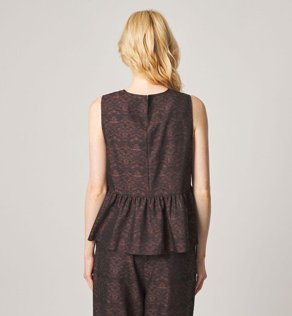 STEVEN ALAN「＜Steven Alan＞ジャガード タンクトップ ブラウス」|シャツ・ブラウス|