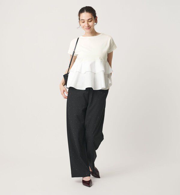 BEAUTY&YOUTH UNITED ARROWS「【WEB限定】ペプラム ショートスリーブプルオーバー」|Tシャツ・カットソー|