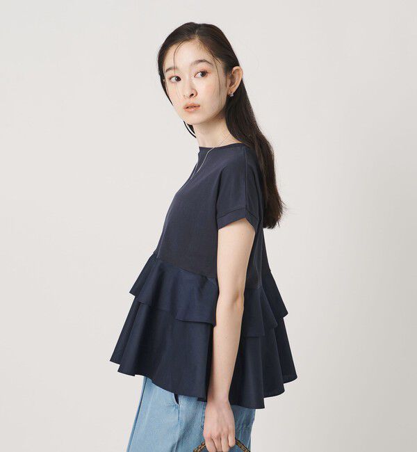 BEAUTY&YOUTH UNITED ARROWS「【WEB限定】ペプラム ショートスリーブプルオーバー」|Tシャツ・カットソー|