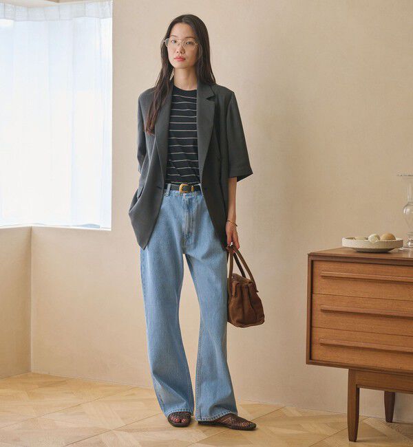 BEAUTY&YOUTH UNITED ARROWS「【WEB限定】ワイドフレア デニムパンツ ウォッシャブル」|デニム|