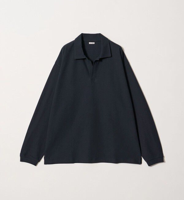 STEVEN ALAN「＜Steven Alan＞ カノコ スキッパー」|ポロシャツ|NAVY