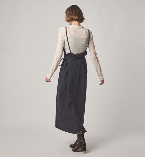 STEVEN ALAN「＜Steven Alan＞ヘリンボーン ツイードライク エプロン ワンピース」|ワンピース|