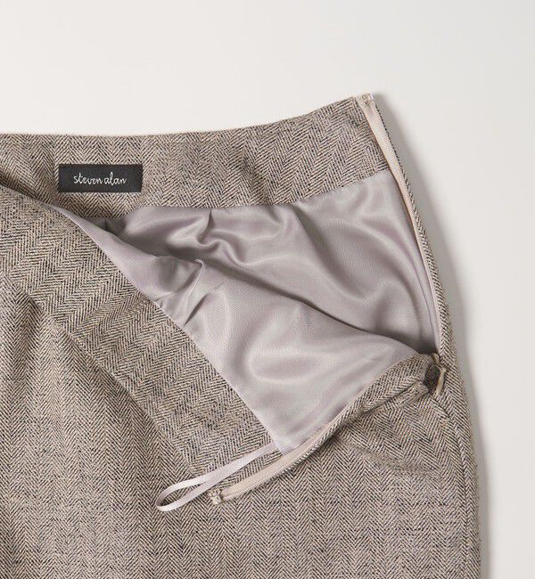 STEVEN ALAN「＜Steven Alan＞ヘリンボーン ツイード ライク ペンシルスカート」|スカート|