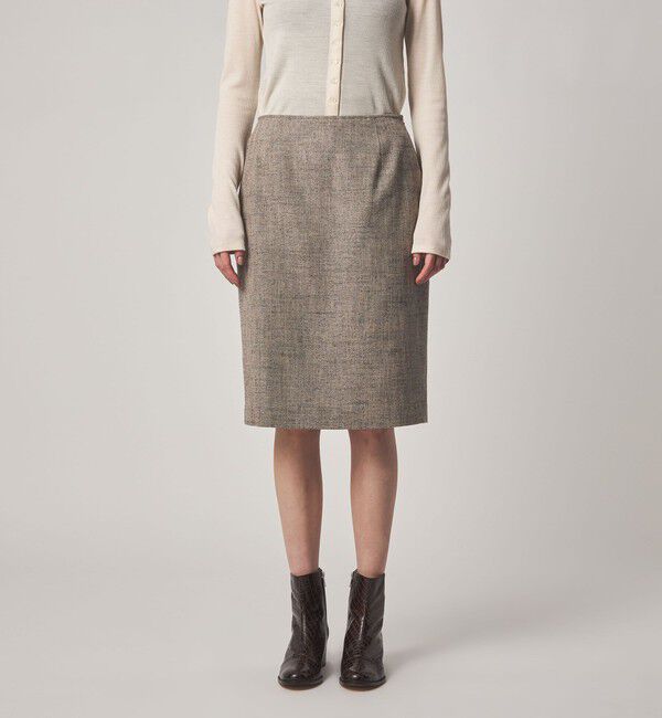 STEVEN ALAN「＜Steven Alan＞ヘリンボーン ツイード ライク ペンシルスカート」|スカート|