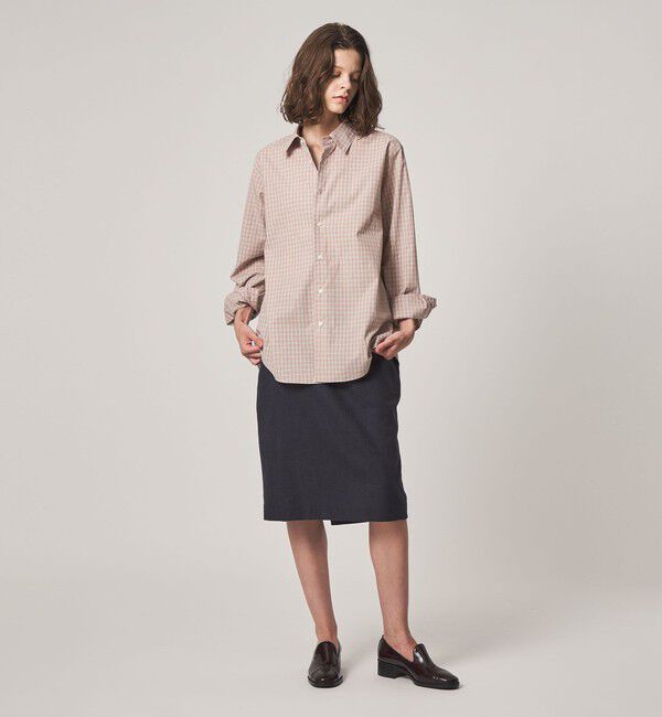 STEVEN ALAN「＜Steven Alan＞コットン ミニ チェック シャツ」|シャツ・ブラウス|