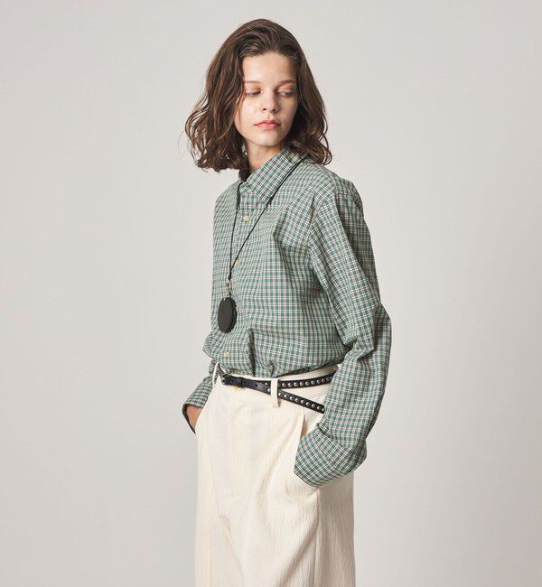 STEVEN ALAN「＜Steven Alan＞コットン ミニ チェック シャツ」|シャツ・ブラウス|KELLY