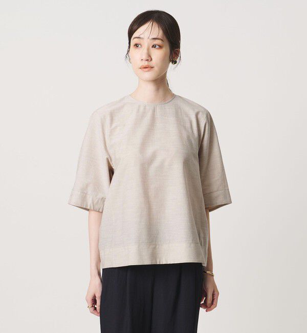 UNITED ARROWS「トリコット ジャージー フォーム Tシャツ」|Tシャツ・カットソー|
