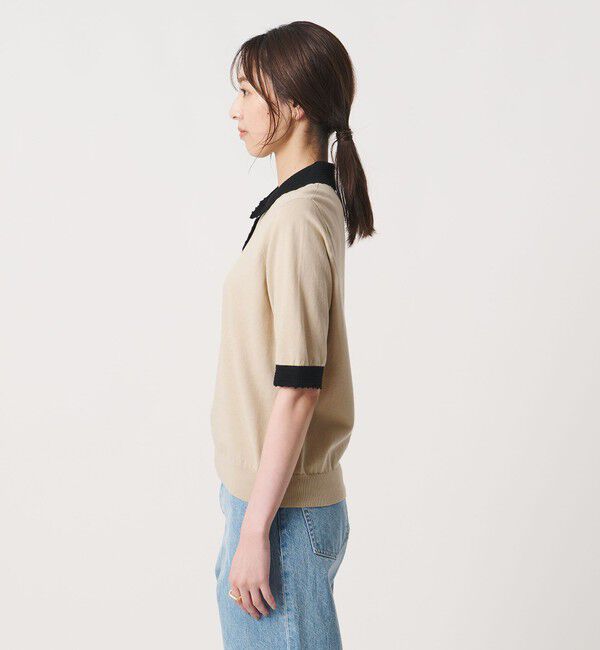 UNITED ARROWS「クロシェ ポロニット ‐ウォッシャブル‐」|ニット・セーター|