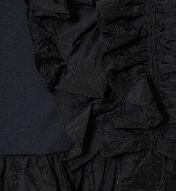UNITED ARROWS「レディー フリル チュール カットソー ‐ウォッシャブル‐」|Tシャツ・カットソー|