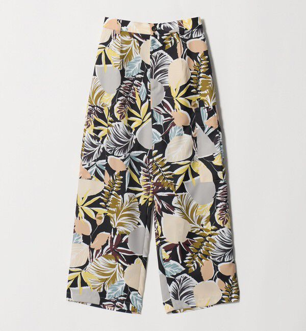 UNITED ARROWS「リーフ プリント カーゴパンツ」|カーゴ|BLACK