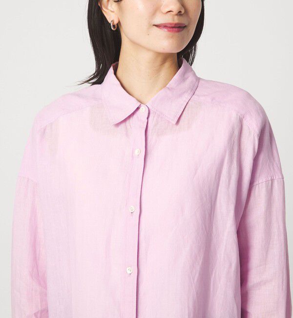 UNITED ARROWS green label relaxing「［size SHORTあり］リネンバランスシャツ」|シャツ・ブラウス|
