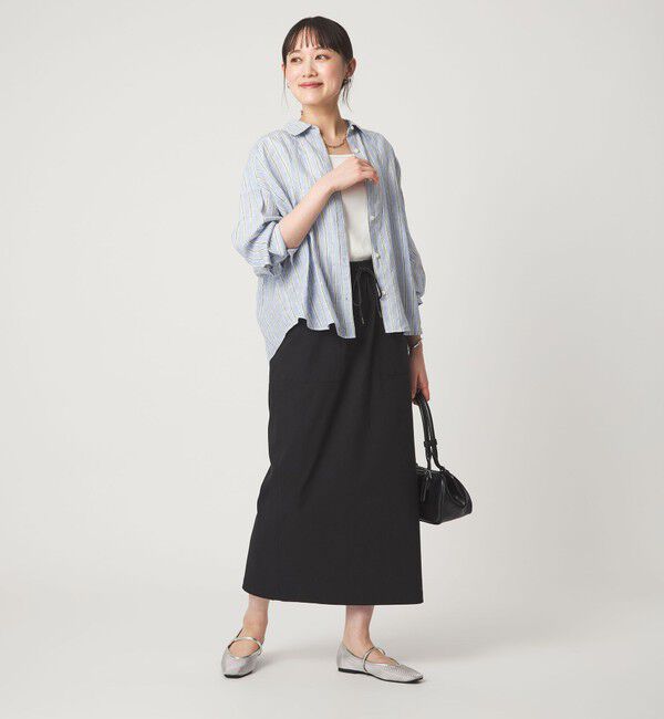 UNITED ARROWS green label relaxing「［size SHORTあり］リネンバランスシャツ」|シャツ・ブラウス|